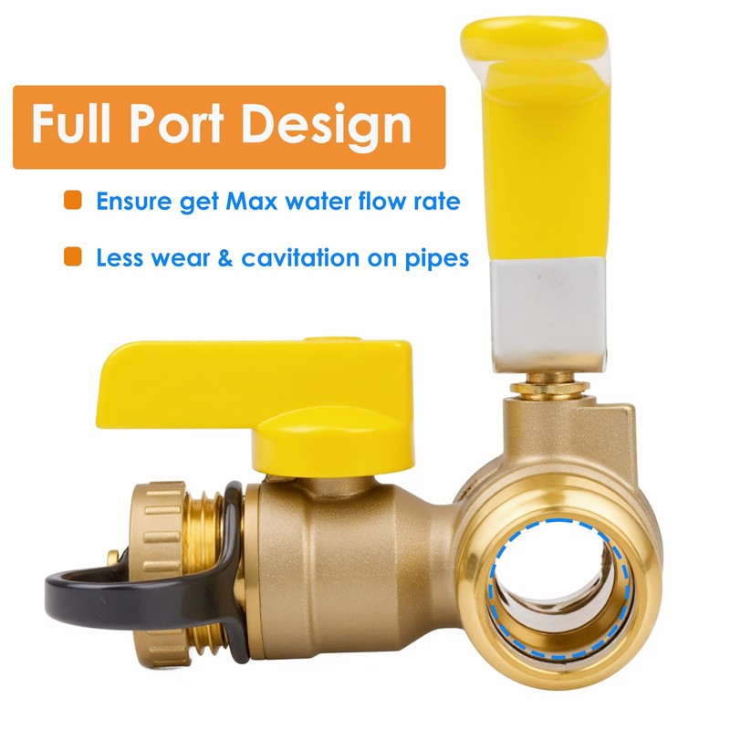 WHK 3/4" inch Pro Press Full Port 3 Way T