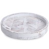 12 Inch Rustic Farmhouse Wood Lazy Susan Turntable for Table,