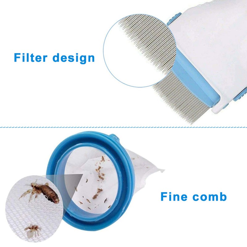Electric Lice Comb Animal Vacuum Electric Filter Hair Cleaner Professional