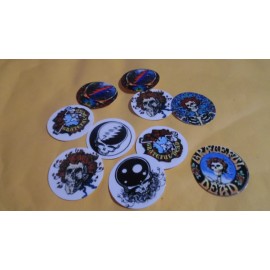 Unbranded Pre Cut One Inch Bottle Cap Images Grateful Dead Skulls Free Shipping - photo, 25 images