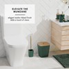 Clara Clark Bathroom Set - Hunter Green Bathroom Accessories Set,