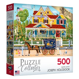 RoseArt - Puzzle Collector - Painted Lady - 500 Piece Jigsaw Puzzle for Adults