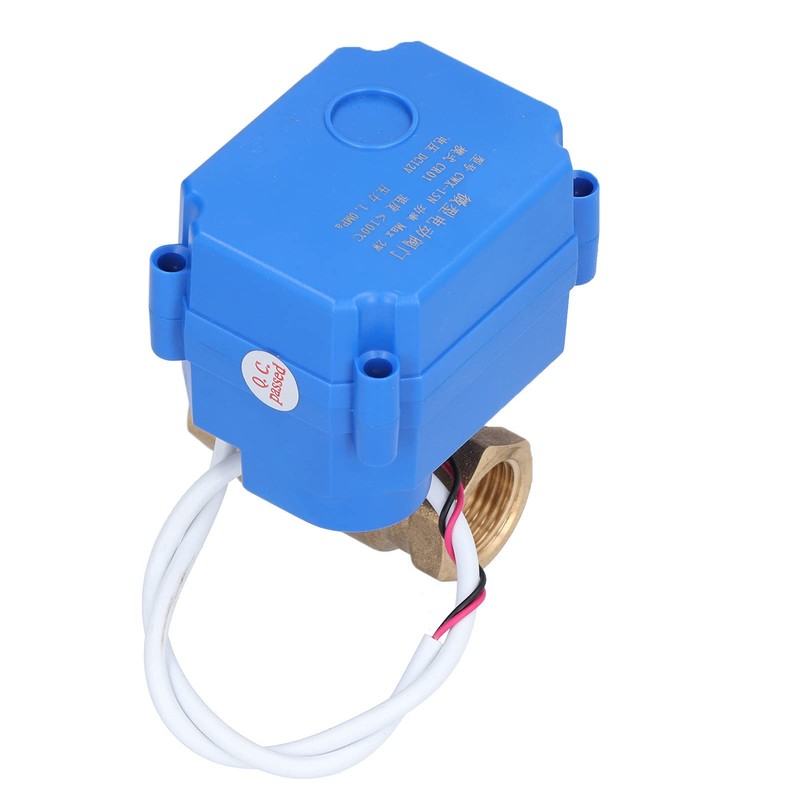 DC12V DN15 1/2 Inch Electric Ball Valve Brass Motorized Switch