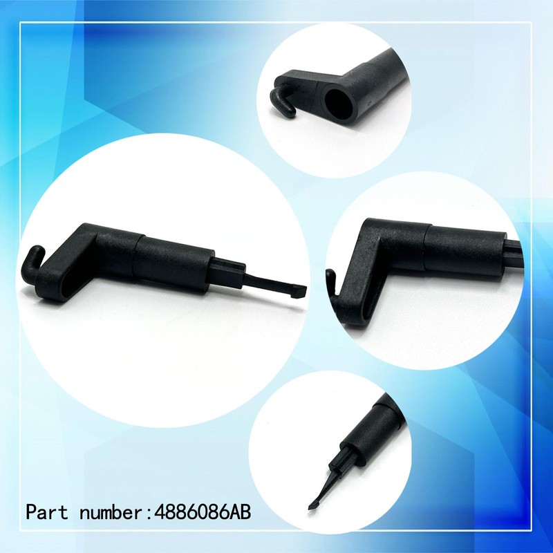 Qwshibo Lower Panel HVAC Heater Blend Door Lever 4886086AB for