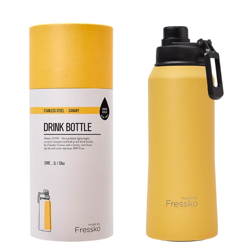 Fressko Insulated Stainless Steel Bottle Sip Lid 1L, Oat