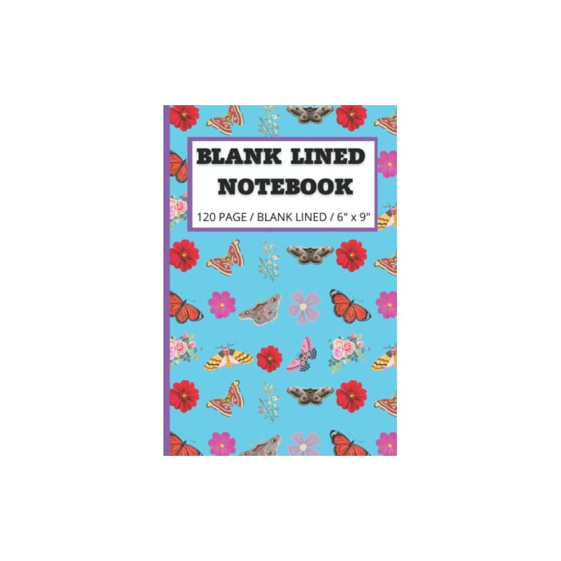 ATLAS MOTH NOTEBOOK GIFTS: BLANK LINED JOURNAL