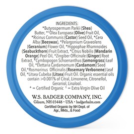 Badger Organic Cuticle Care Balm - Natural Nail Care Cream with Shea Butter, Vitamin-Rich Seabuckthorn Extract Helps Strengthen, Soothe & Restore Dry & Splitting Cuticles – Light Citrus Scent - .75oz