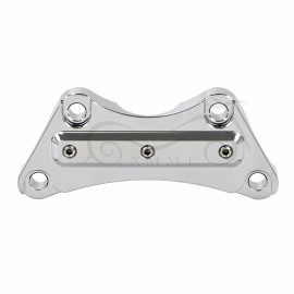 Unbranded Motorcycle CNC Cut Top Handlebar Riser Clamp For Harley Electra Glide Police CVO