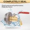 Drum Faucet for 55 Gallon Drum, 2 Inch Brass Barrel