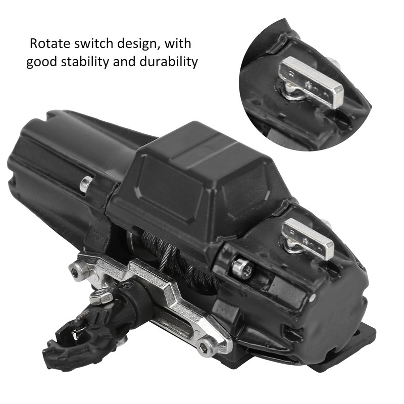 RC Car Single Motor Winch with Line for SCX10 90046/TRAXXAS