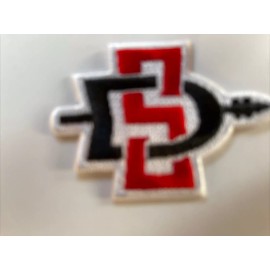 SDSU San Diego State Aztecs Vintage embroidered Iron on Patch 2.5" X 1.75”