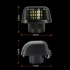 Bestview LED License Plate Light Lens Tag Lights Rear Lamp