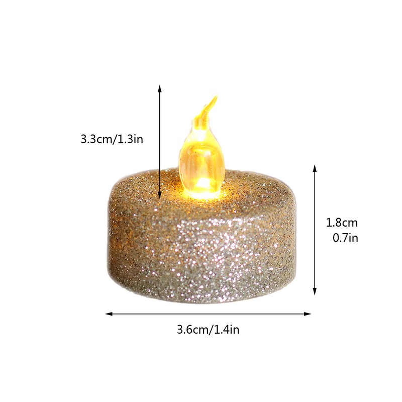 Romantic Proposal Birthday Surprise Tea Wax Christmas Decoration LED Electronic