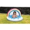 JILOng - Piscina arcoíris para bebés, 99 x 99 x