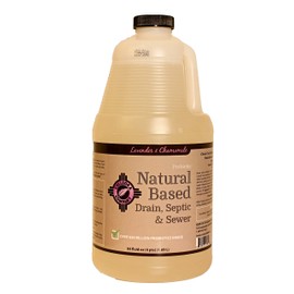 Culleoka Company Natural Based Drain Septic and Sewer - 64oz Probiotic No Dye Lavender Chamomile Solution