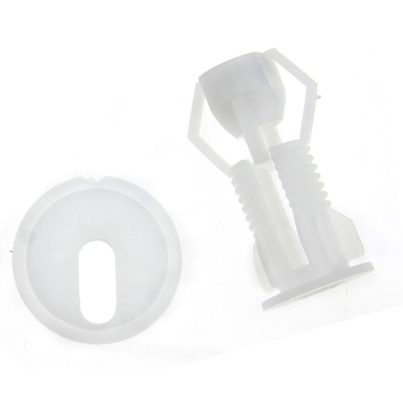 Micro Trader 2pcs Toilet Top Cover Lid Seat Fixings WC