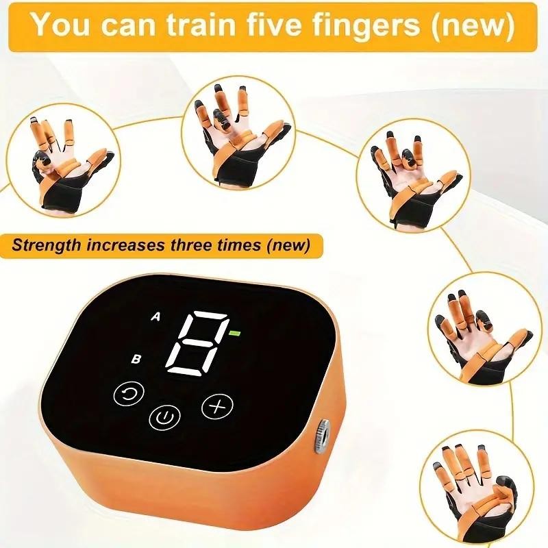 Rehabilitation Robot Gloves, Upgrade Hemiplegia Hand Stroke Recovery Equipment, Finger
