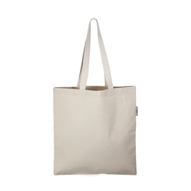 TBF 12pcs 100% Organic Cotton Canvas Tote Bags (Natural Color, Size: 15X16)