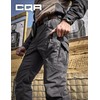 CQR Men's Tactical Pants, Water Resistant Ripstop Cargo Pants, Lightweight