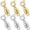 QZKJQDD 6 Pcs Magnetic Necklace Fasteners, Magnetic Necklaces Clasps Connector,
