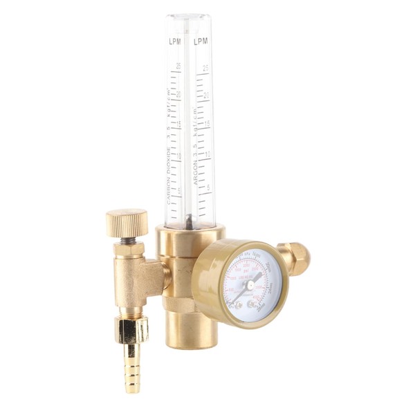Cocoarm Argon Flowmeter-Regler, Messingkonstruktion, Einstellbare 0-25 Lpm Ausgang für MIG-