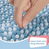 Biscpro Bath Mat Rug Extra Soft and Absorbent Fluffy Striped