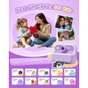Instant Camera, Front Rear Dual Selfie Kids Camera with 1080P