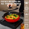 DIIG Nonstick Deep Frying Pan Skillet with Lid, 12 inch/