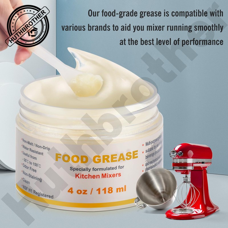 4 Oz Food Grade Grease for kitchen Aid Stand Mixer