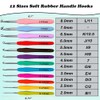 Yarniss 12 Size Crochet Hooks 2.0mm~8.0mm, Ergonomic Crochet Hooks Set