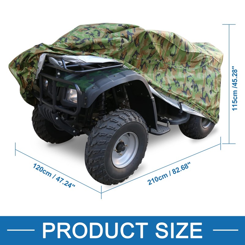 A ABSOPRO ATV Cover Waterproof XL Quad 4 Wheelers Cover