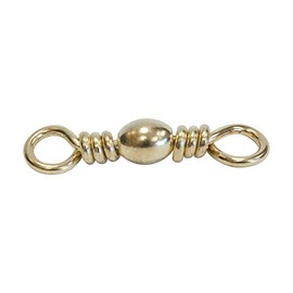 Fish Net Brass Barrel Swivels, Size 1/0