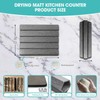 HAOIVE Dish Drying Mat Stone Bath Mat Diatomaceous Earth Stone