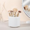 Anyoifax 360 Degree Rotating Makeup Brush Holder 7 Compartments Makeup