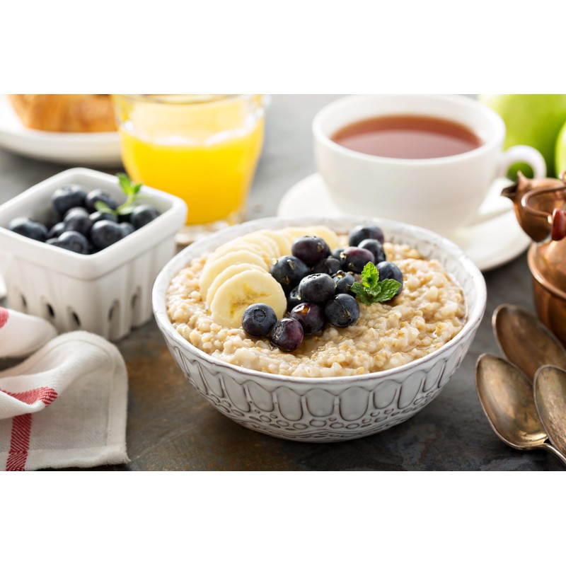 Rolled Oats, 1 Pound Bulk Bag, Oatmeal, Breakfast, Hampton Distribution