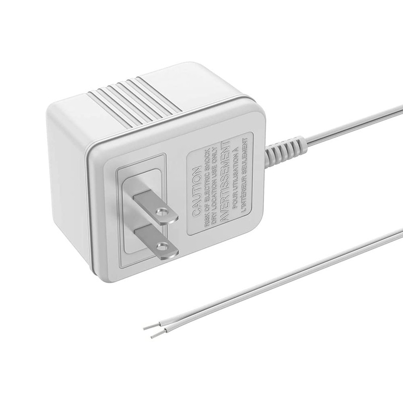 UL Certified Thermostat C Wire 24V Transformer, White Adapter Compatible