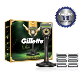 Gillette Labs Deep Cleansing Bar LCK Legend Pack (Handle + 7 Razor Blades) / 질레트랩스 딥클렌징바 LCK 레전드팩(핸들+면도날7입)