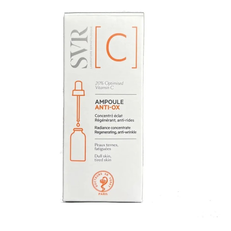 Svr Ampoule C Anti-ox Suero 30ml Iluminador Vitamina C