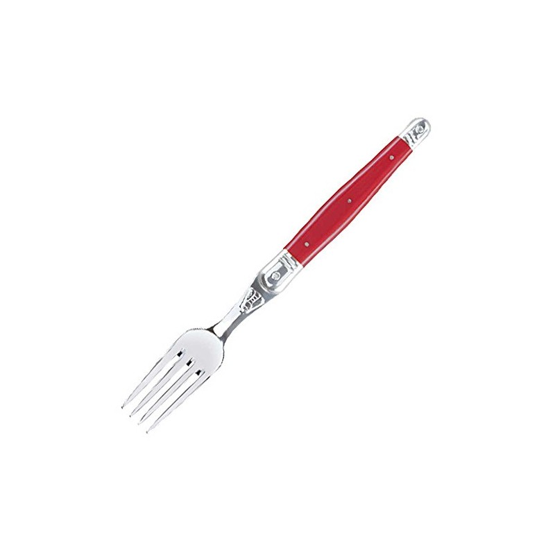 Jean Dubost Laguiole Table Fork Paris Red