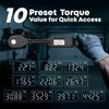 3/8 Torque Wrench Digital (2.21-44.25 Ft. Lb) ±2 % Accuracy