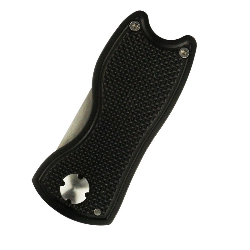 PINMEI Golf Divot Repair Tool Switchblade Stainless Steel with Removable
