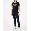 Naf Naf Women's Oflash T-Shirt, Black/ecru