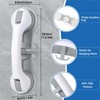 2 Pack Grab Bars for Bathtubs and Showers with 3