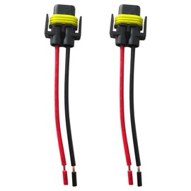 New Two Harness Wire Pigtail Female S-H11 Head Light Low Beam Bulb Connector Fit for Nissan Leaf SL Hatchback 2-Door Battery EV (EV/BEV) 2021,Vicue New Version