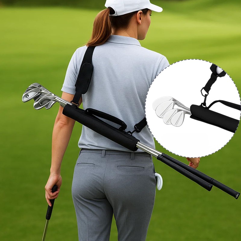 ZTFT Golf Club Holder Golf Bag Practice Lightweight Caddy Bag