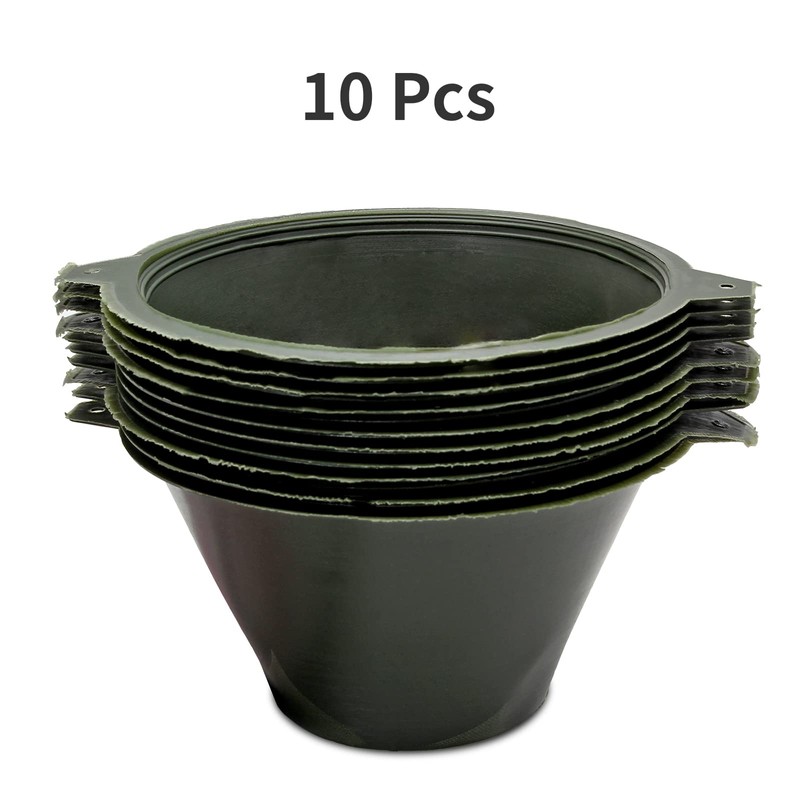 Rierdge Paint Strainer, 10CM-Diameter Reusable Industrial Mesh Paint Filter with