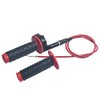 Red 22mm Handlebar Grip Throttle Cable for Pit Bike Dirt