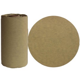 Glowentix 100 PCS 6 Inch PSA Sanding Discs 400 Grit Adhesive Backed Sandpaper Roll Sticky-Back Sandpaper for DA Sander Self Stick Aluminum Oxide Round Automotive Sandpaper with Sticky Back