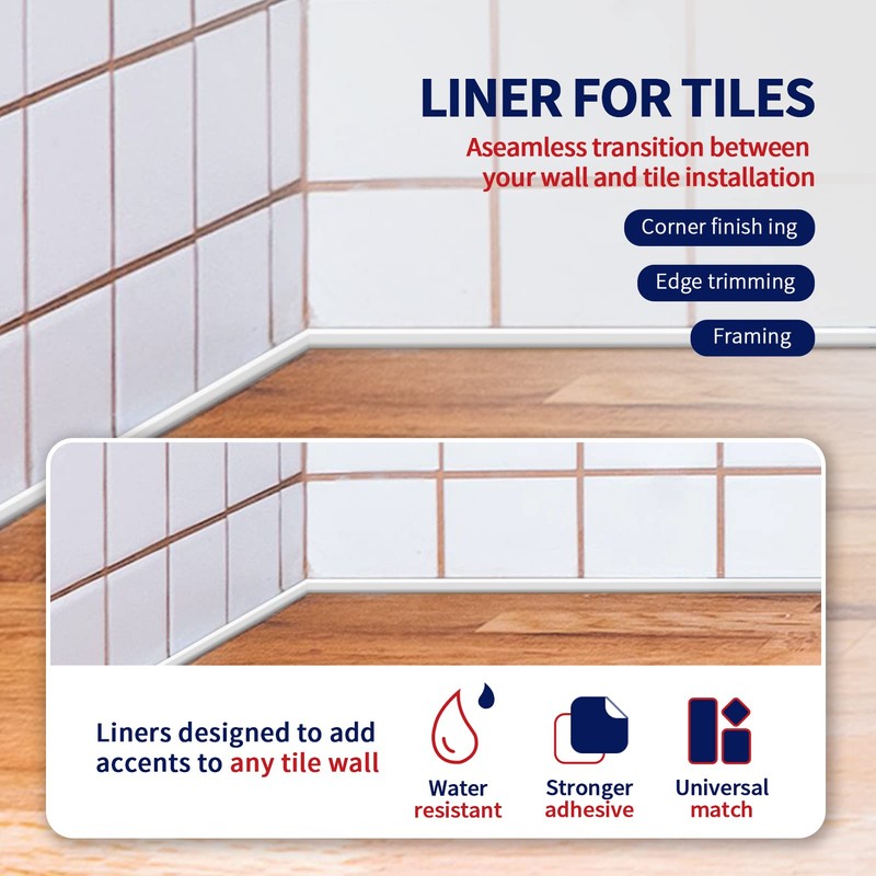 Art3dwallpanels 10 Ft Flexible Peel and Stick Trim Molding for