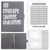 100 Envelopes Money Saving Challenge, Money Saving Planner Cash Envelope